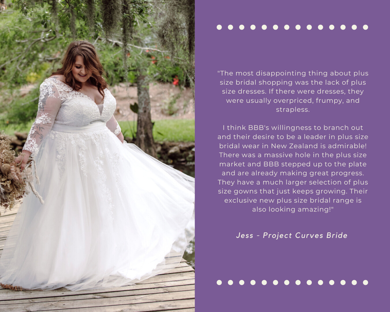 Quote from Project Curves Bride, Jess