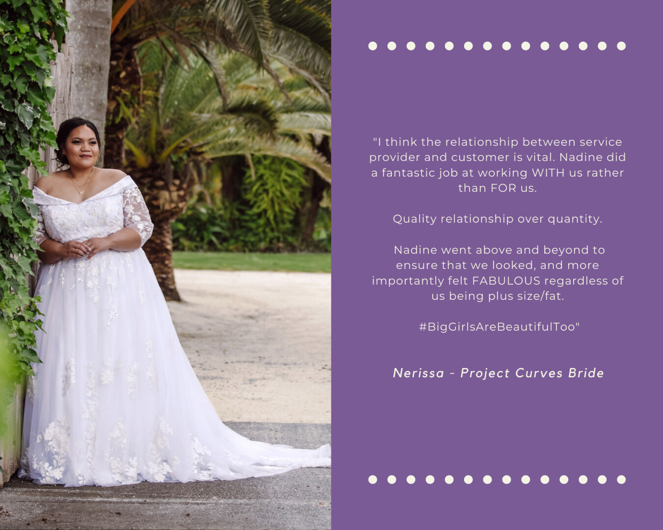 Quote from Project Curves Bride, Nerissa